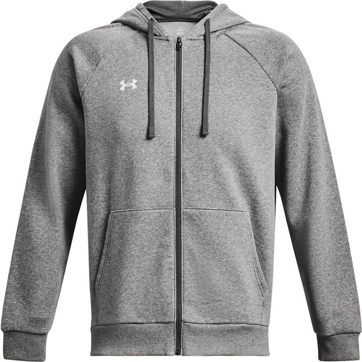 Unisex Fleece Kapuzenjacke mit Reißverschluss
