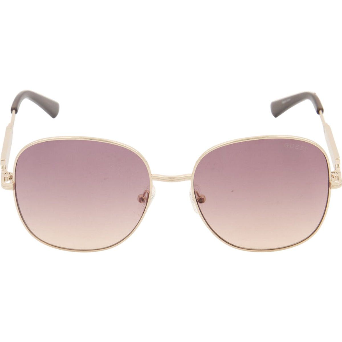 Runde Sonnenbrille mit goldenem Rahmen