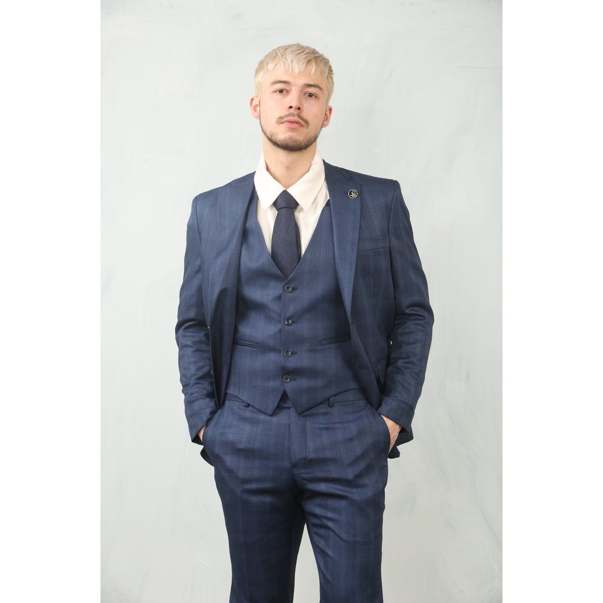 Herren Prince of Wales Karo Anzug Set