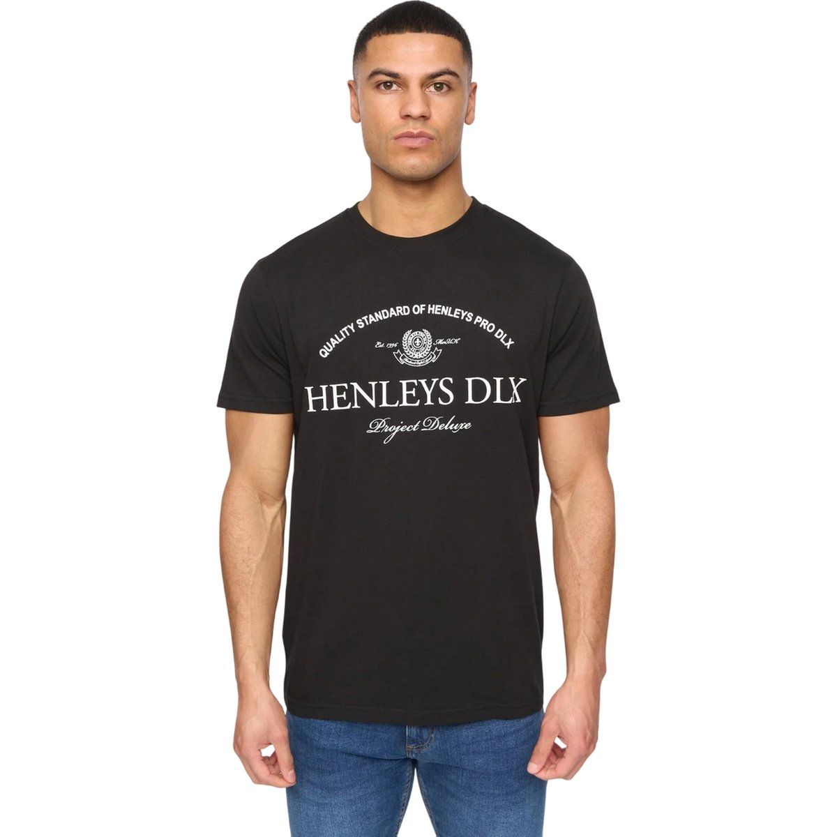 Herren T-Shirt mit Grafikdruck und Rundhalsausschnitt