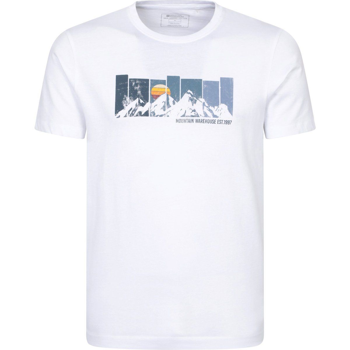 Herren T-Shirt mit Bergaufdruck