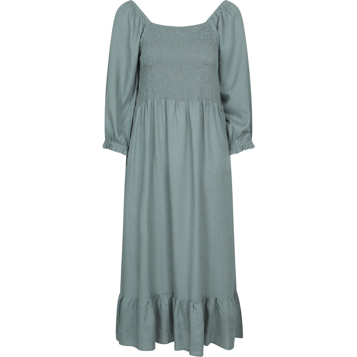 Mountain Warehouse - "Cadiz" Midikleid für Damen Langärmlig (Khakigrün)