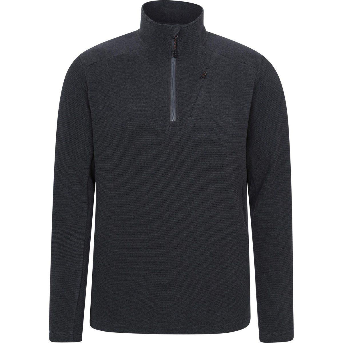 Herren Fleece-Pullover mit halbem Reißverschluss