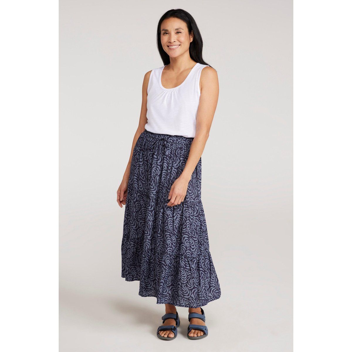 Mountain Warehouse - "Palermo" Midirock Gestuft für Damen (Marineblau)