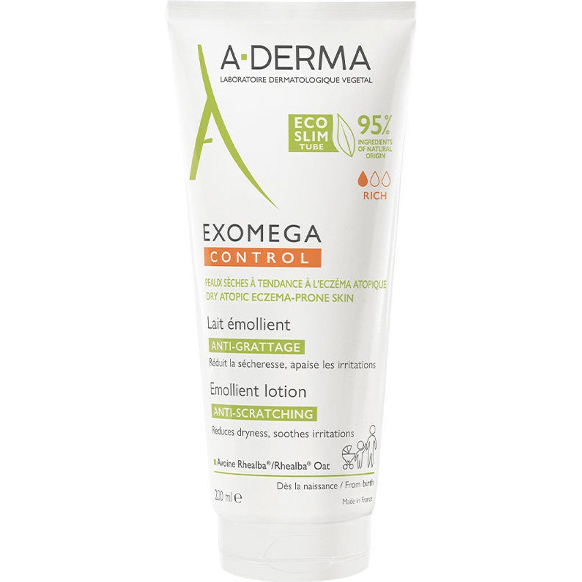 Beruhigende Emollient-Lotion für zu Ekzemen neigende Haut