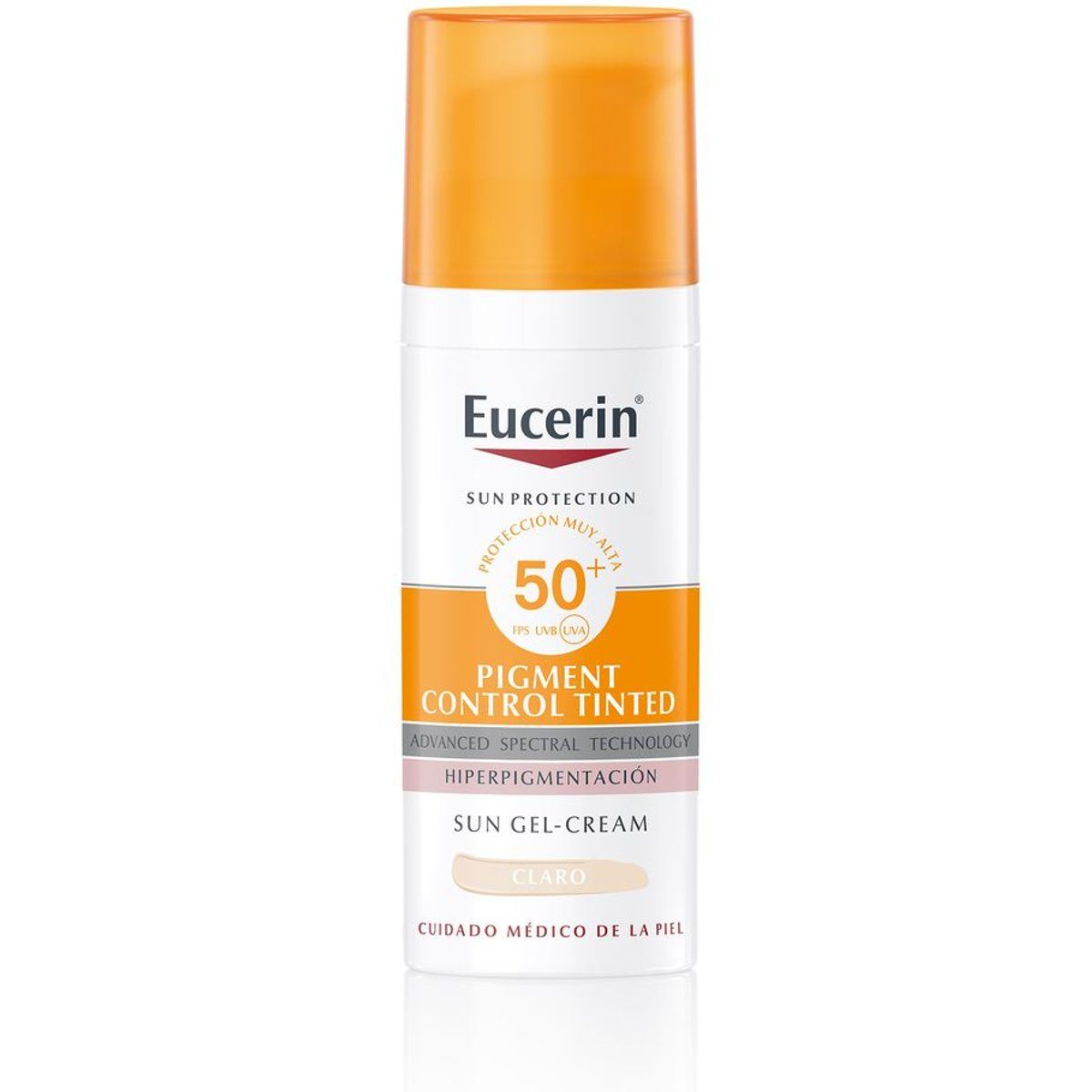 Sonnenschutz Pigmentkontrollgel-cremefarbe Spf50+ #light 50 ml