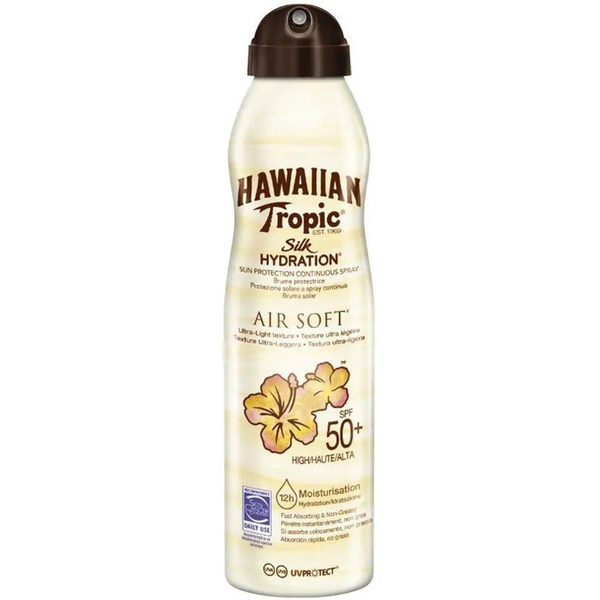 Feuchtigkeitsspendendes Sonnenspray SPF 50