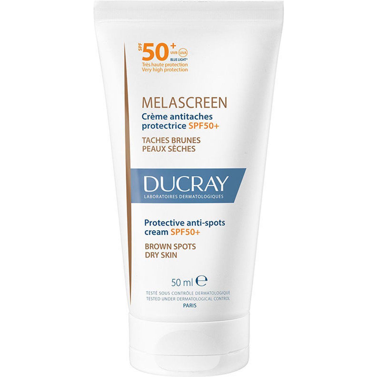 Schützende Anti-Flecken-Gesichtscreme SPF50+