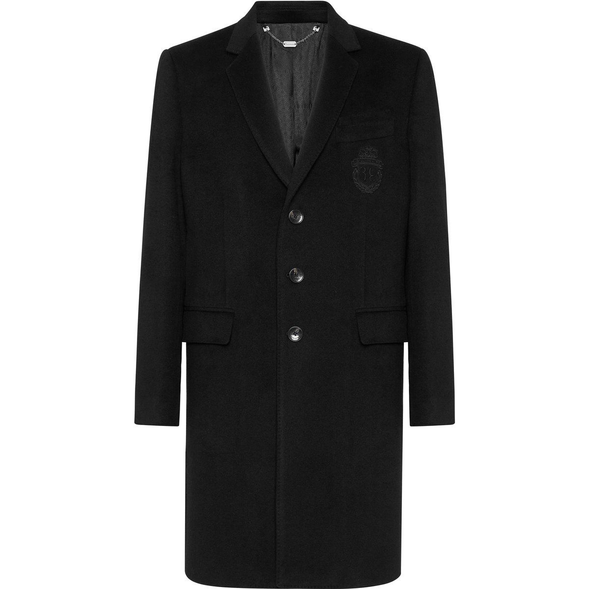 Herren Eleganter Kaschmir-Mischmantel
