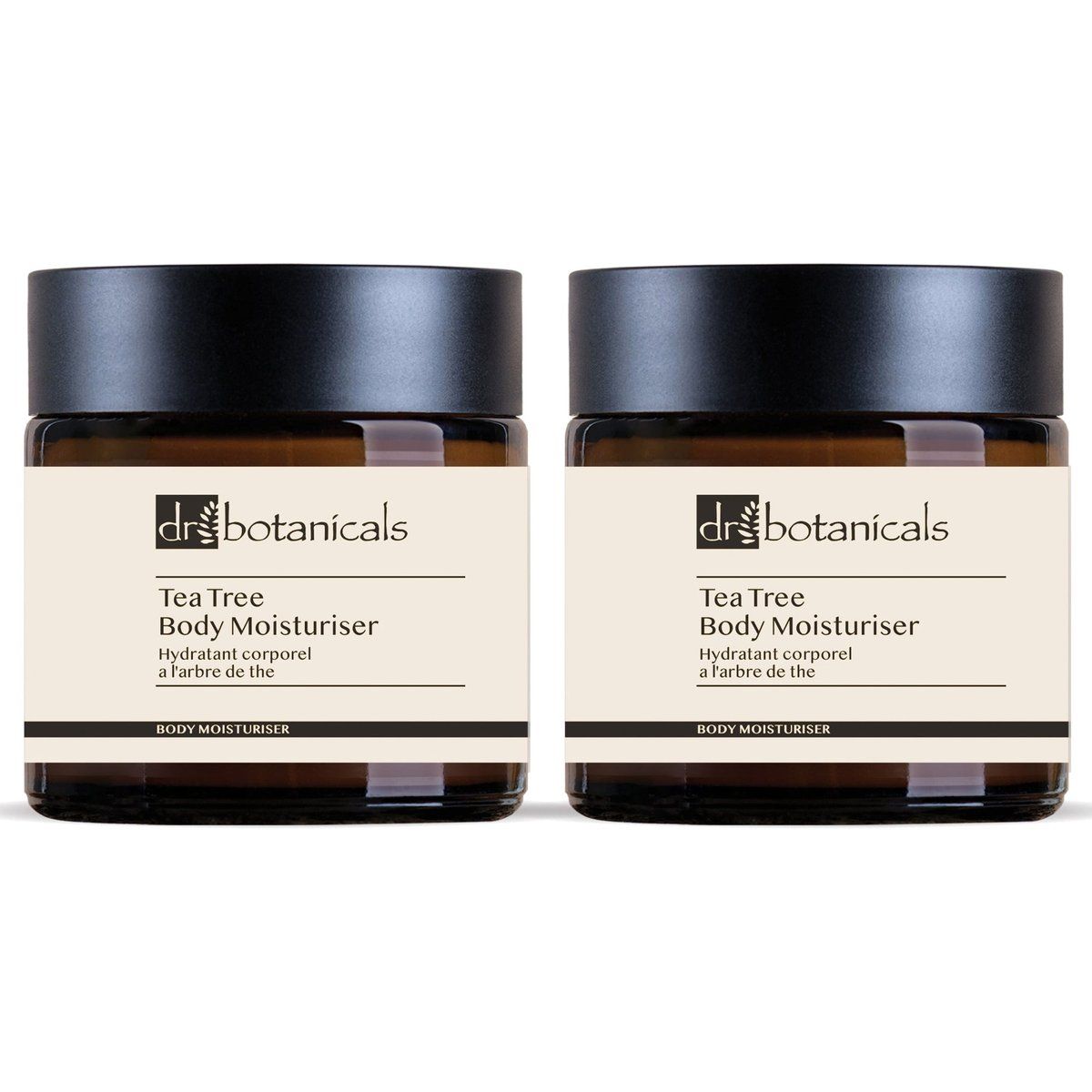 Dr Botanicals Eukalyptus & Teebaum Körperfeuchtigkeitsspender 120ml x 2 Duo-Pack