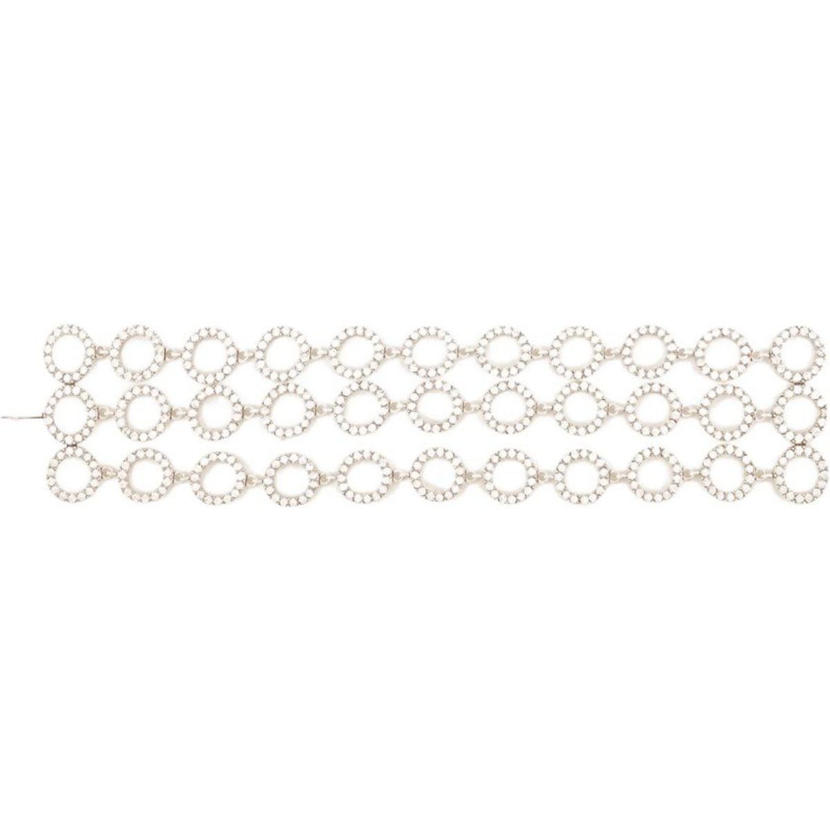Kristallverziertes Gliederarmband