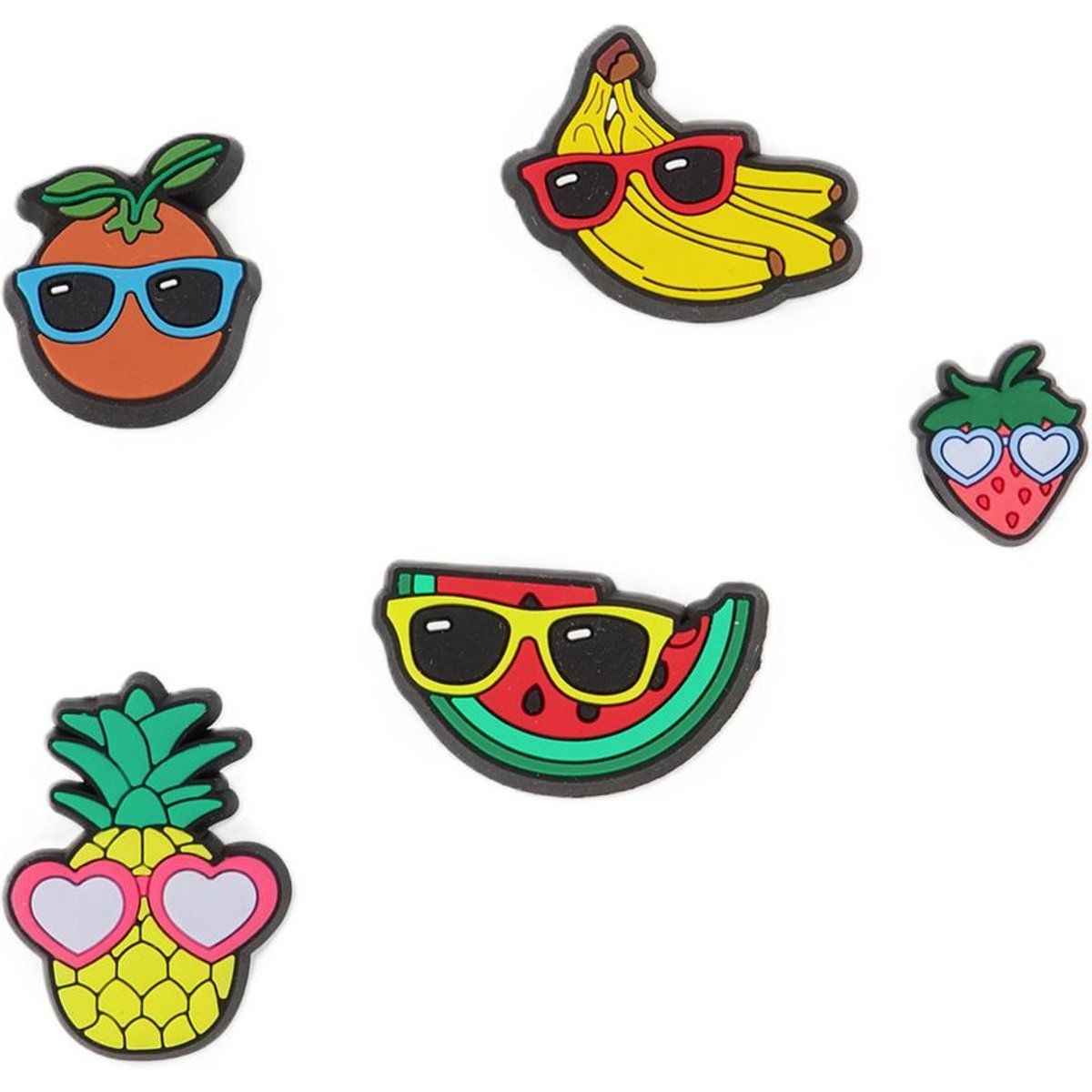 Tropische Frucht Jibbitz Charms Pack