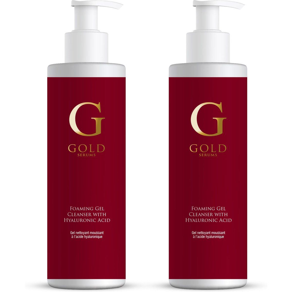 Goldserum Schäumender Mousse-Reiniger mit Hyaluronsäure 200ml x 2 Duo-Pack