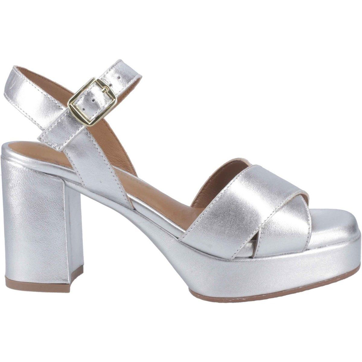 Hush Puppies Ophelia Wildleder Damensilberschuhe