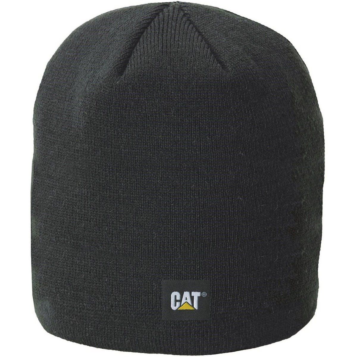 Caterpillar Logo Strickmütze Unisex Erwachsene Schwarz