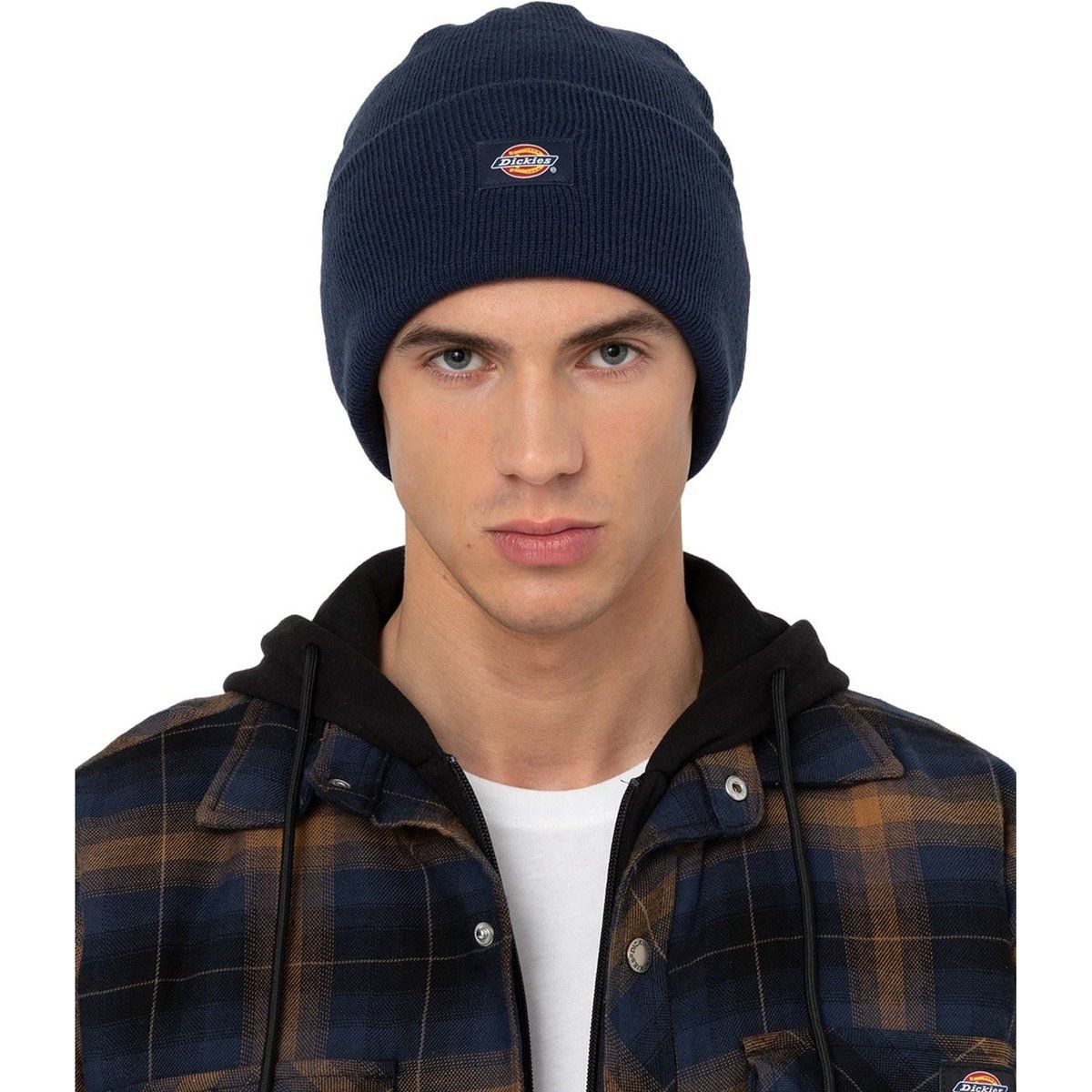 Dickies Acryl Umschlag Unisex Erwachsene Blau Mütze