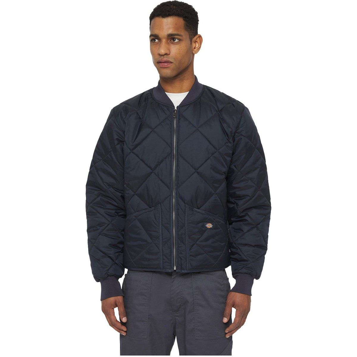 Dickies Diamond Herren Blau Gestepptes Jacket