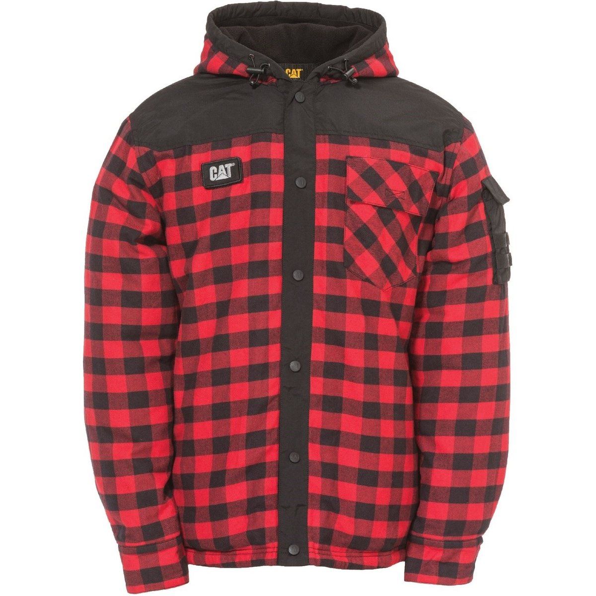 Caterpillar Sequoia Herren Rotes Fleecejacke