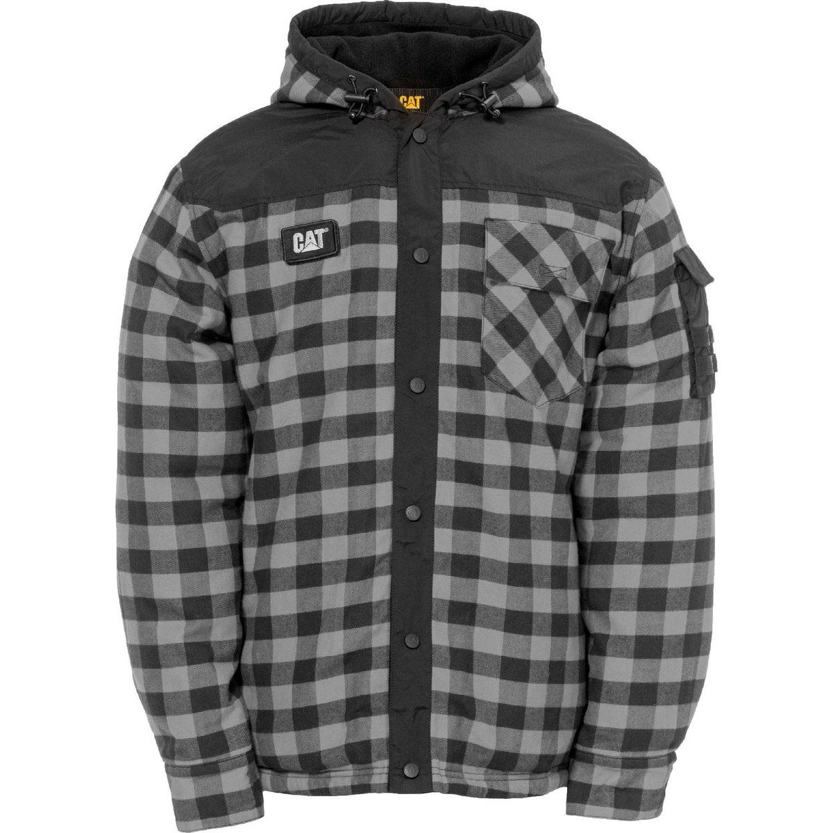 Caterpillar Sequoia Herren Graue Fleecejacke
