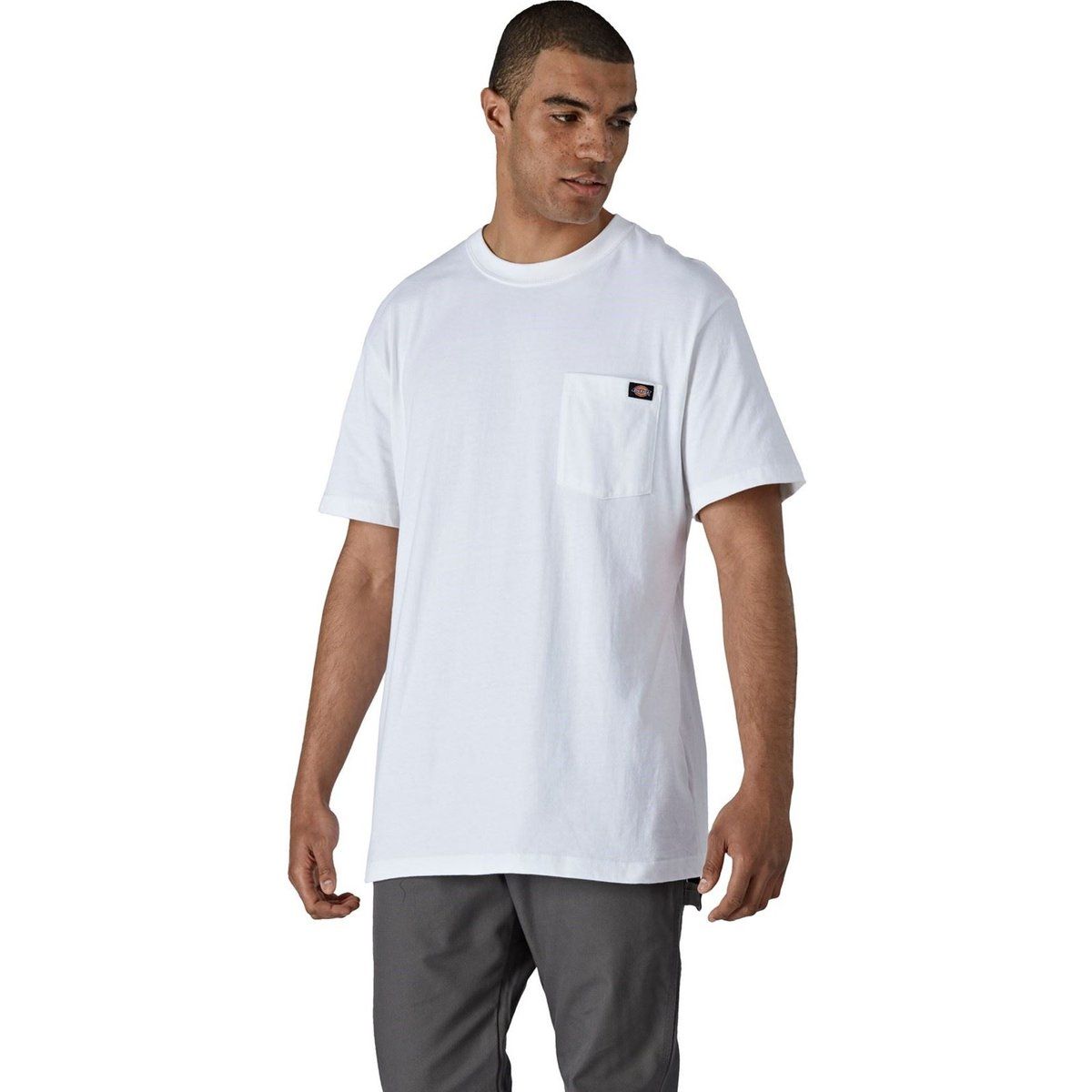 Dickies – Weißes T-Shirt aus Baumwolle für Herren