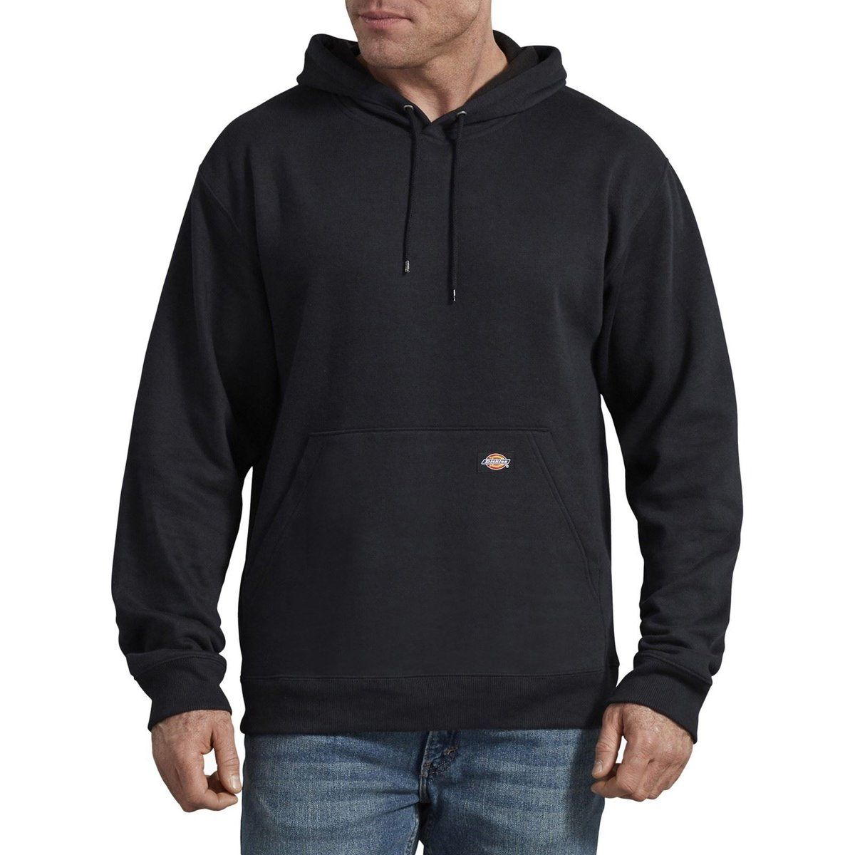 Dickies Everyday Fleece Baumwoll Herren Schwarz Kapuzenpullover