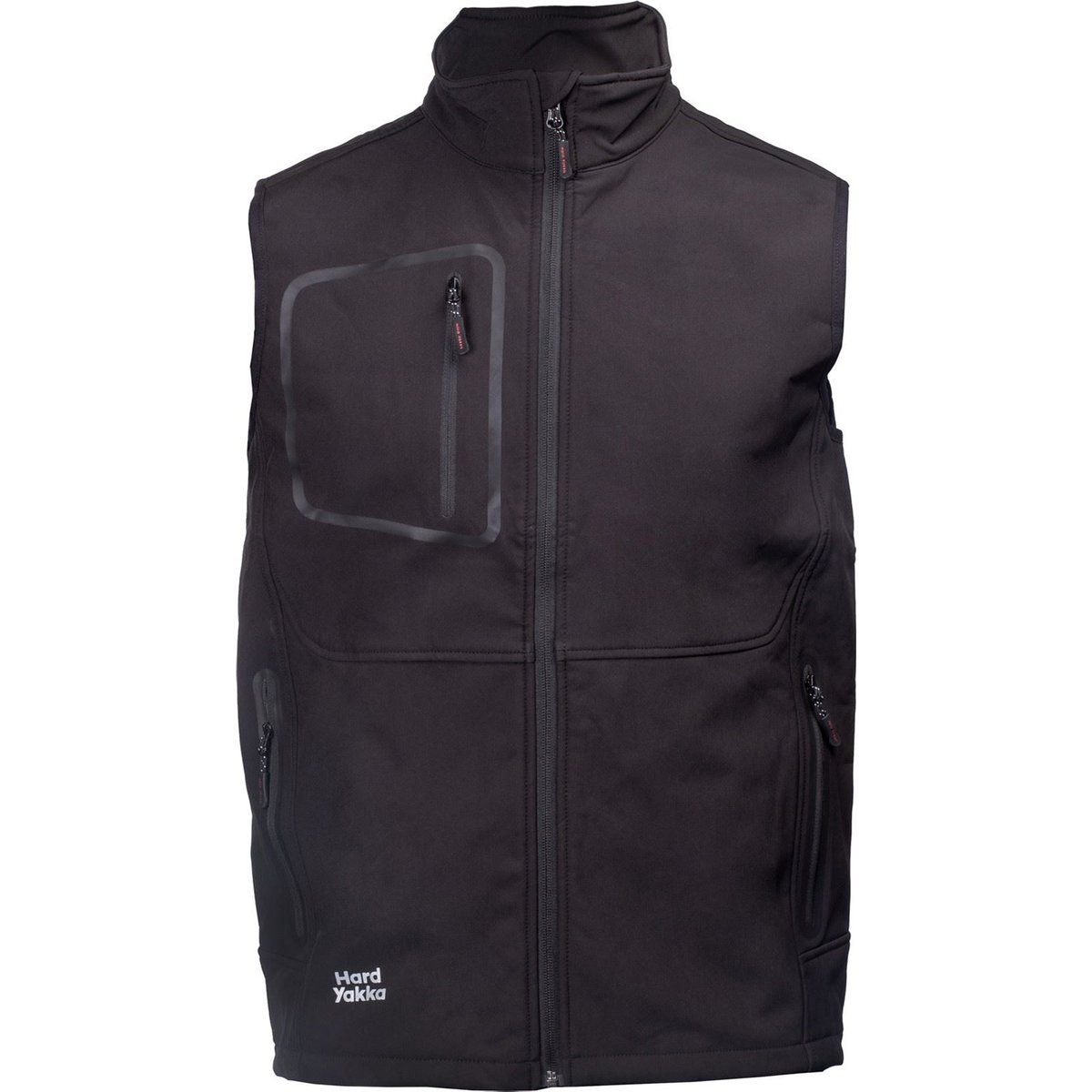 Hard Yakka Toughmaxx Herren Schwarz Weste