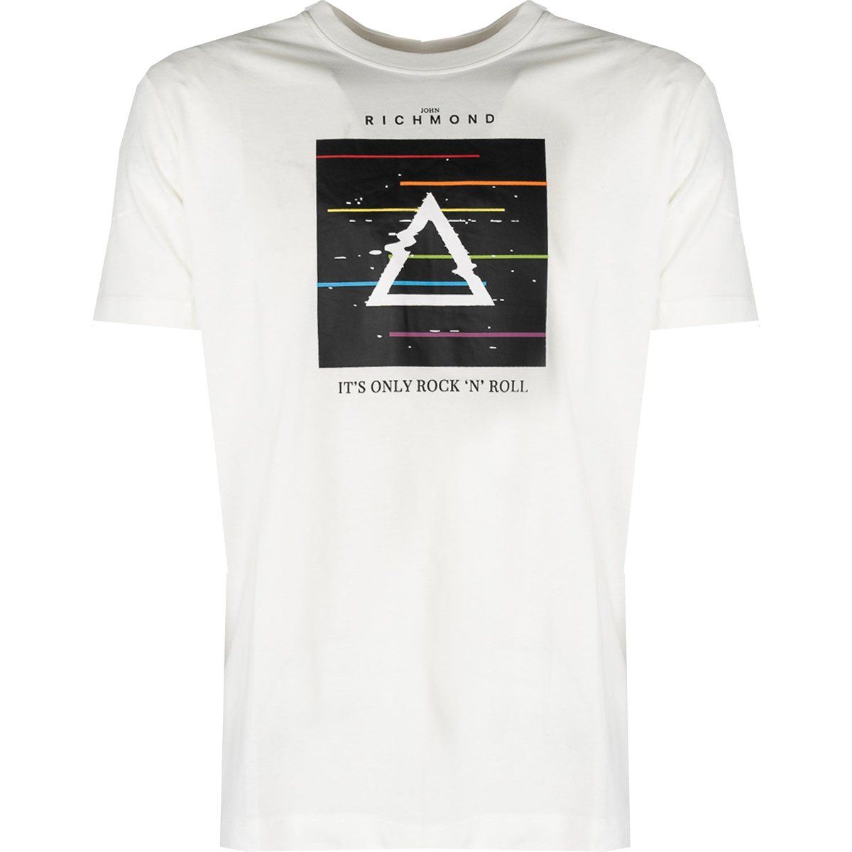 Weißes T-Shirt mit Grafikdruck
