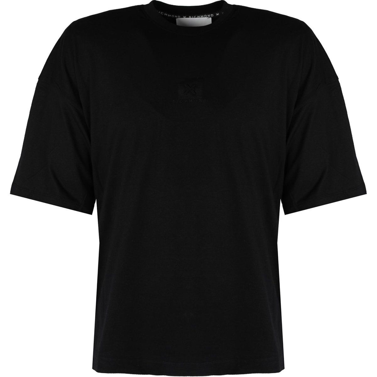 T-Shirt mit lockerem Schnitt und Logo-Stickerei