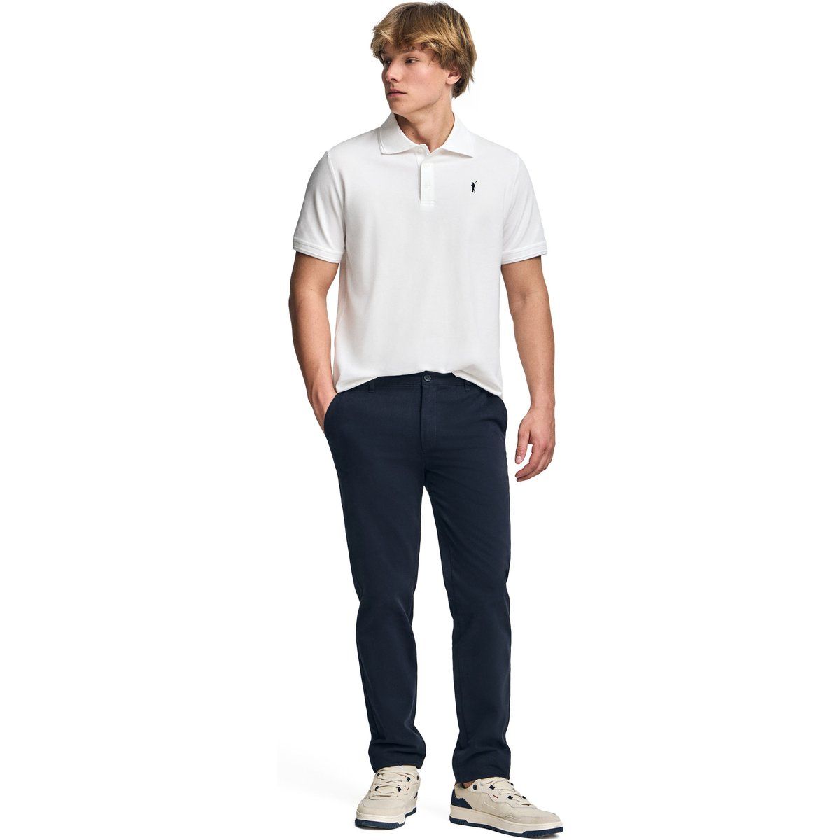 Klassisches Kurzarm-Piqué-Poloshirt