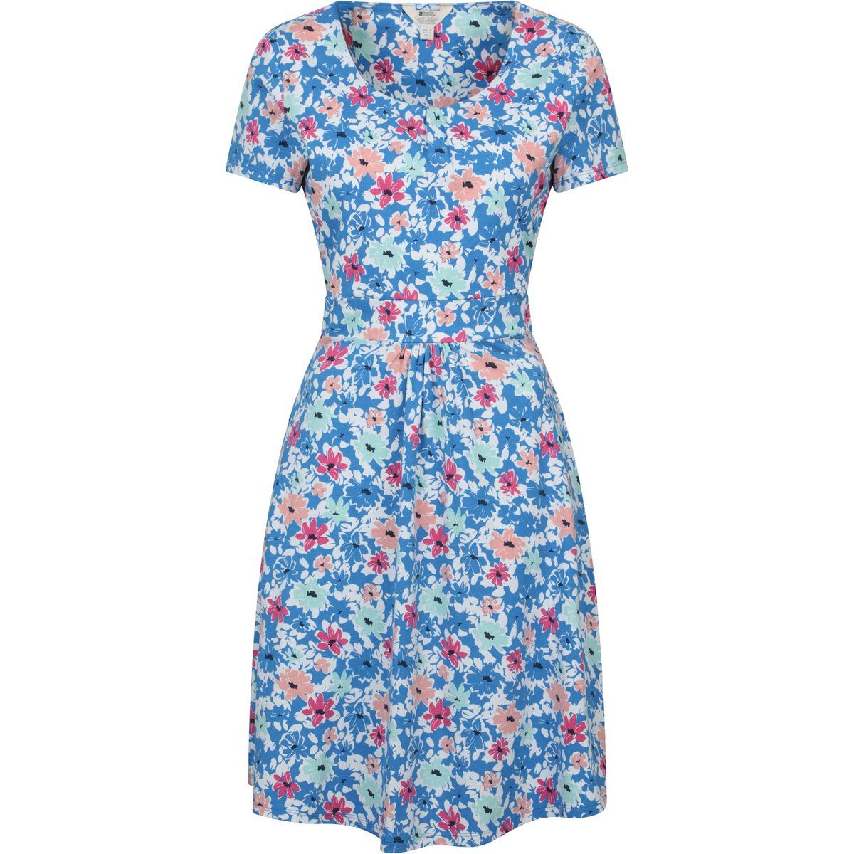 Kleid mit Blumenmuster aus Baumwollmischung