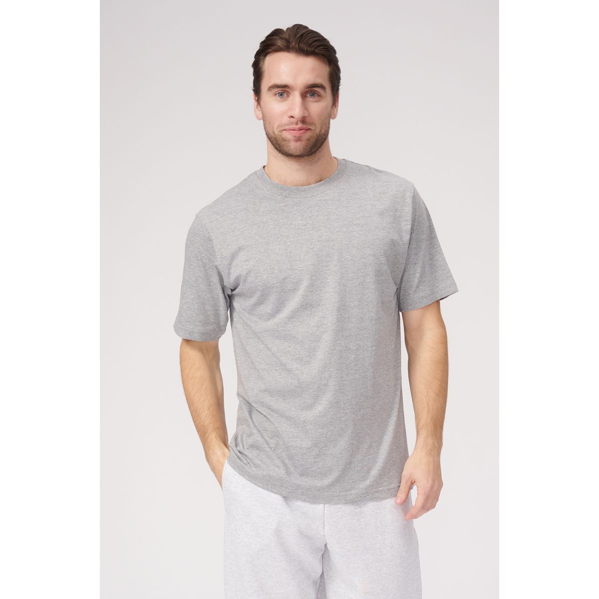 Übergroßes T-Shirt mit Rundhalsausschnitt