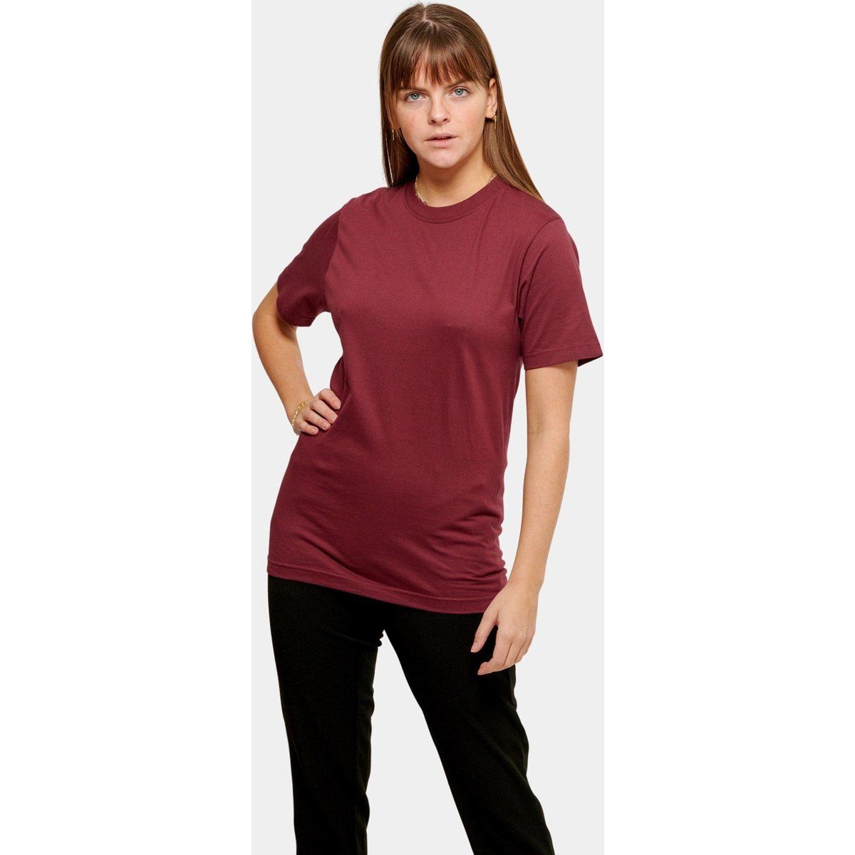 Übergroßes T-Shirt mit Rundhalsausschnitt