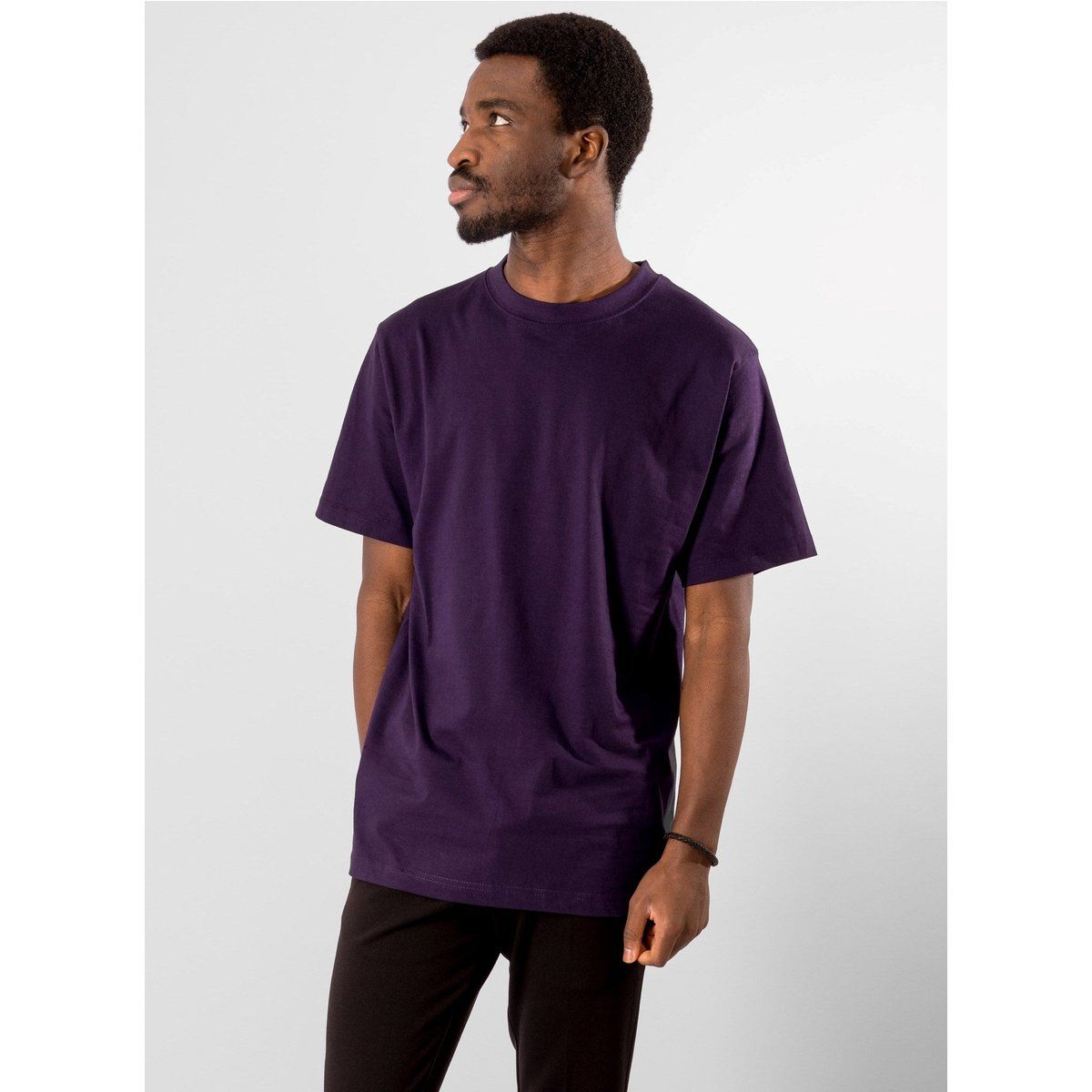 Übergroßes T-Shirt mit Rundhalsausschnitt