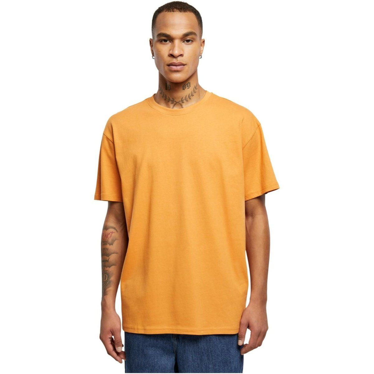 Schweres übergroßes Baumwoll-T-Shirt