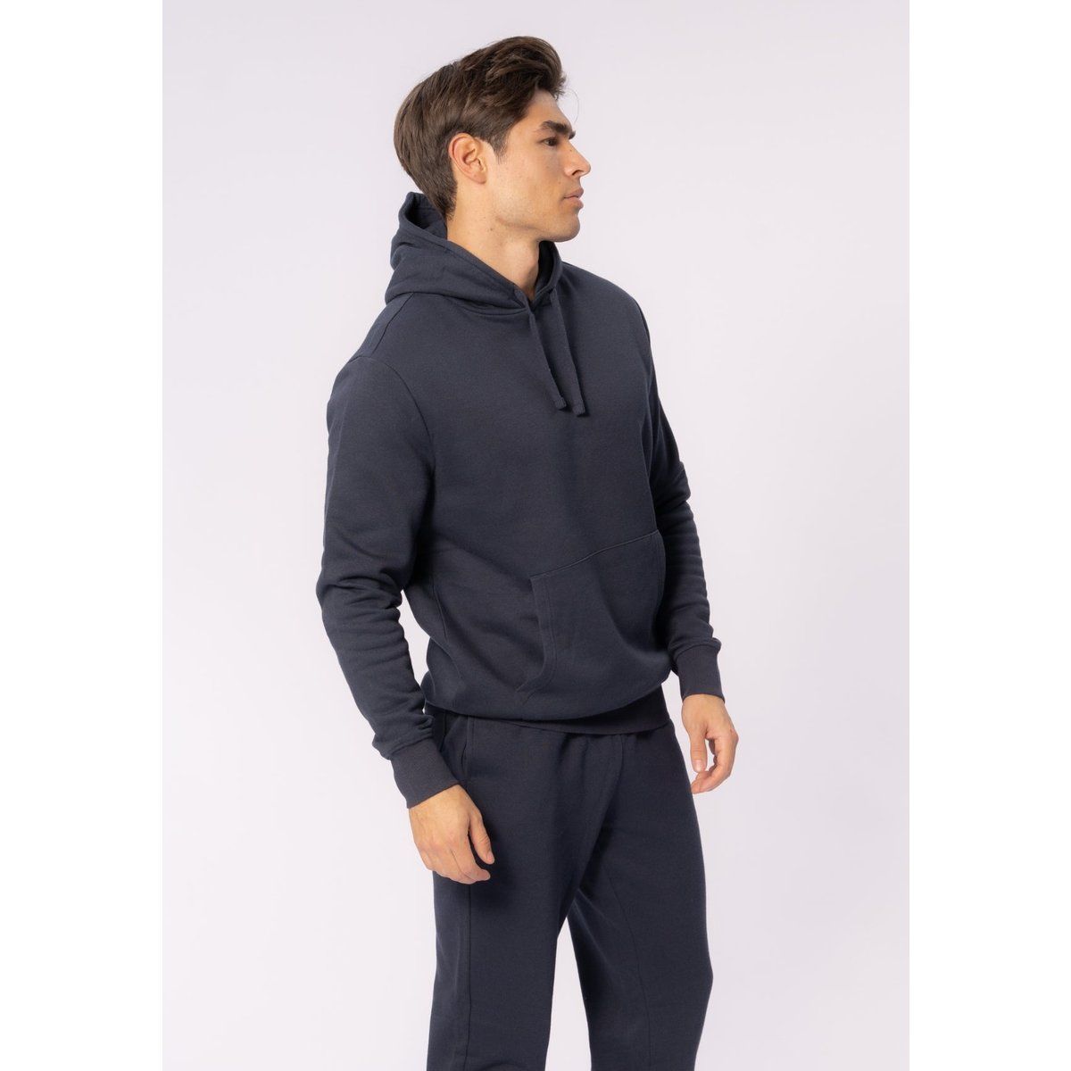 Essential Marineblauer Kapuzenpullover