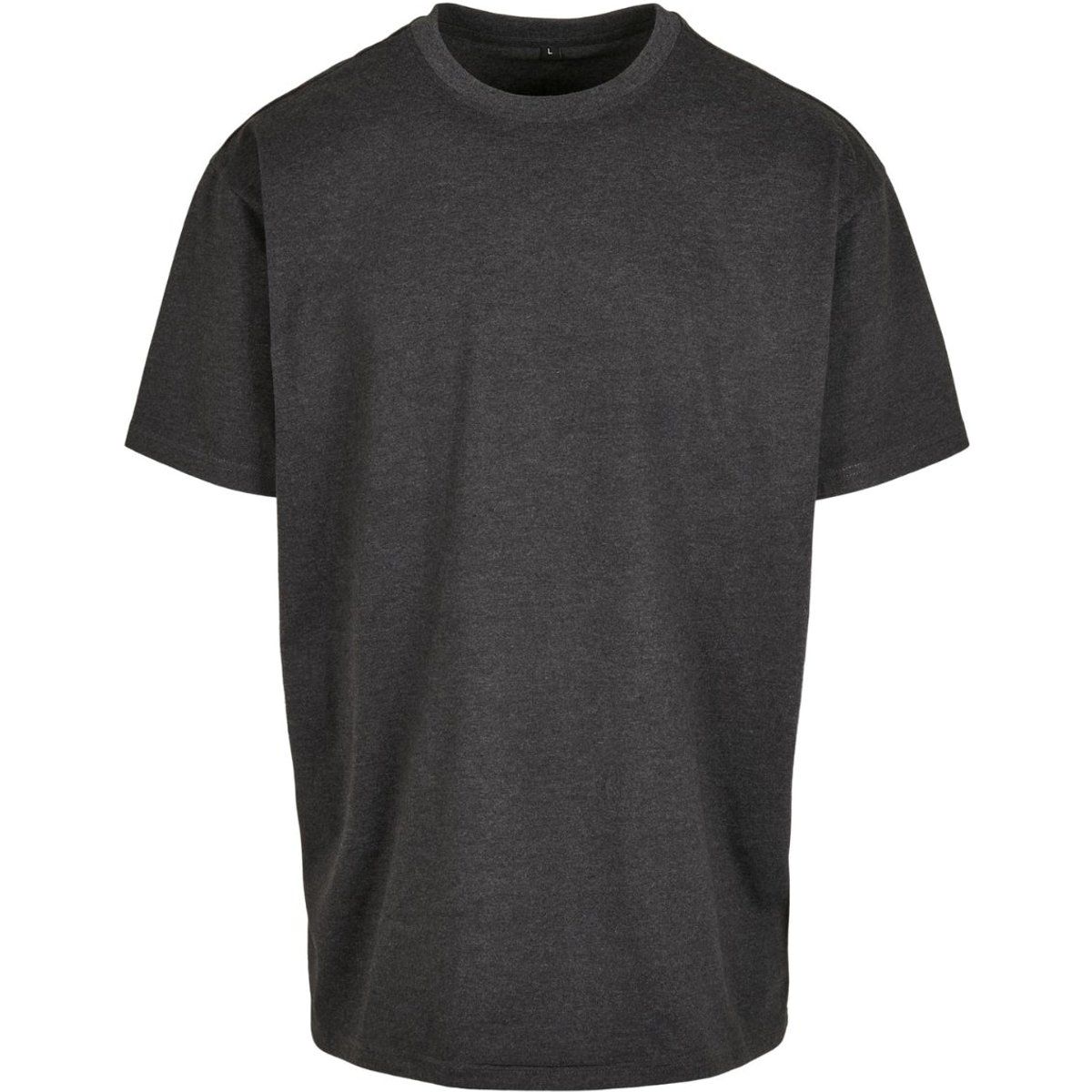 Schweres übergroßes T-Shirt mit Rundhalsausschnitt