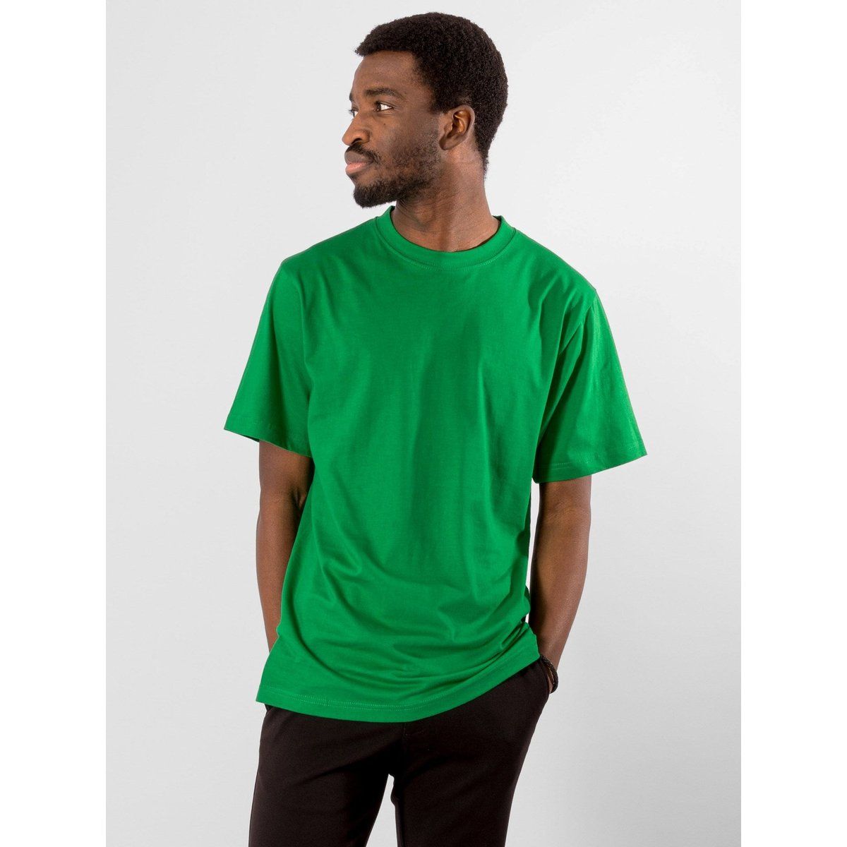 Übergroßes lässiges T-Shirt Frühlingsgrün