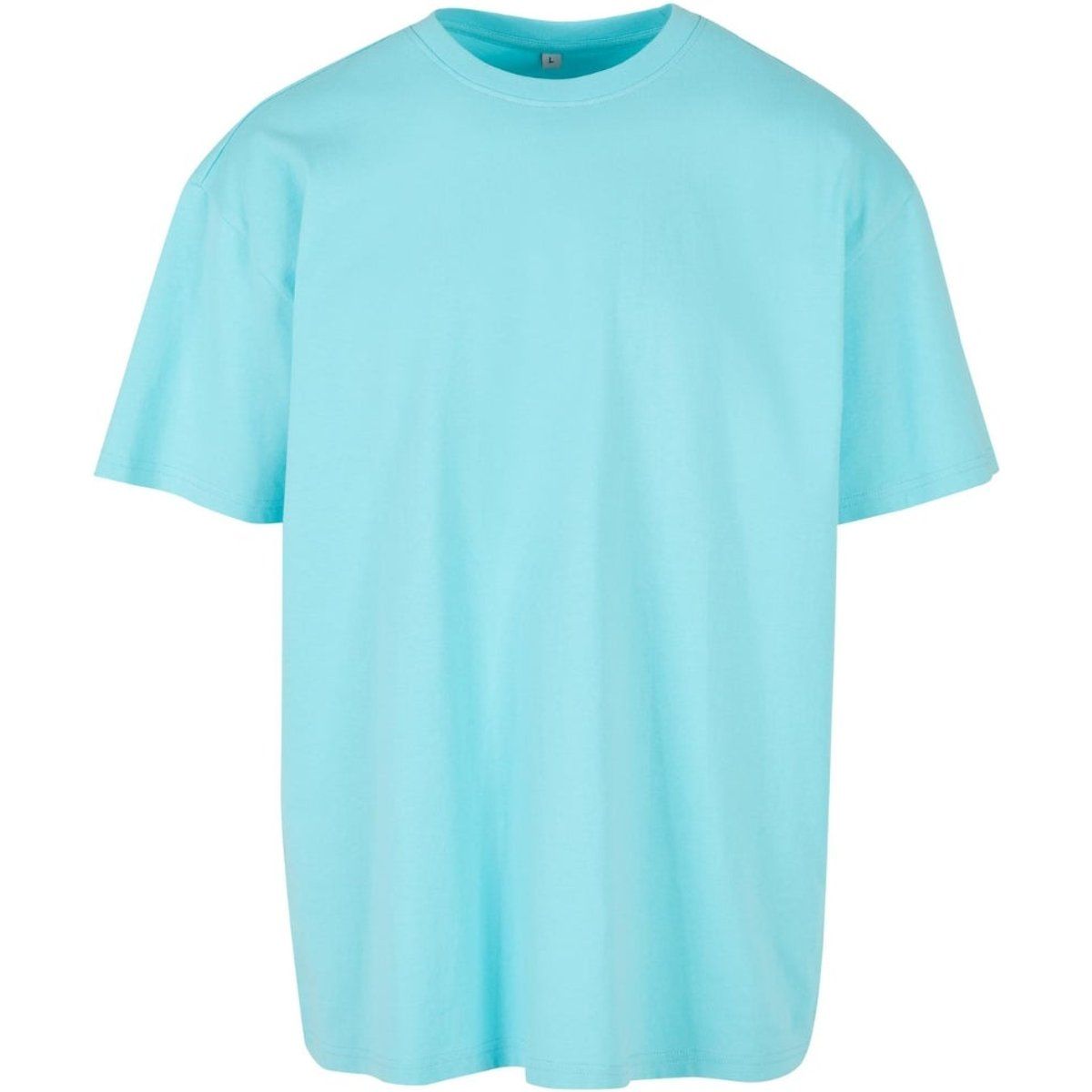 Schweres, übergroßes T-Shirt in Berylblau