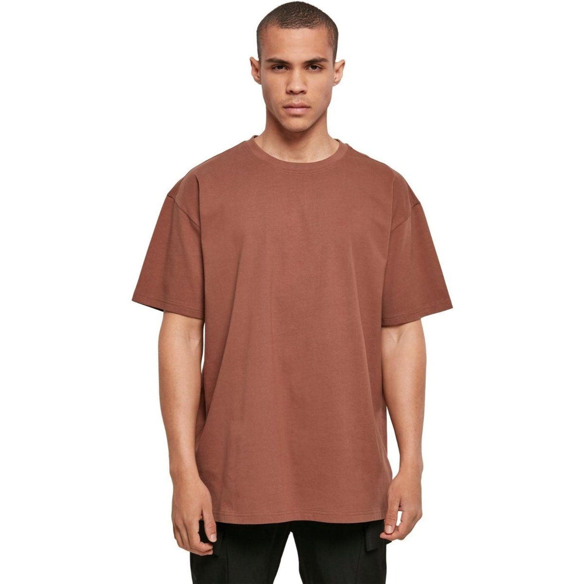 Übergroßes schweres Baumwoll-T-Shirt
