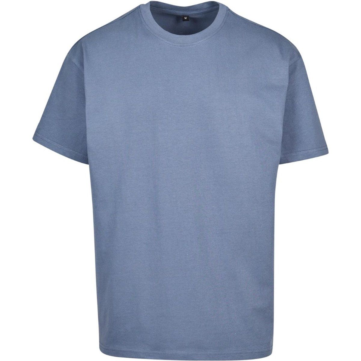 Schweres, übergroßes T-Shirt Vintage Blau