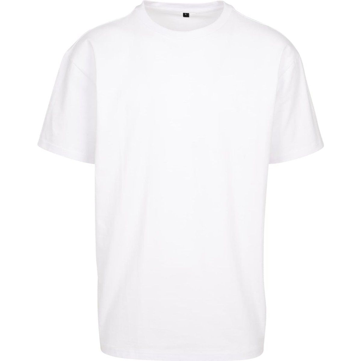 Schweres übergroßes T-Shirt Unifarben