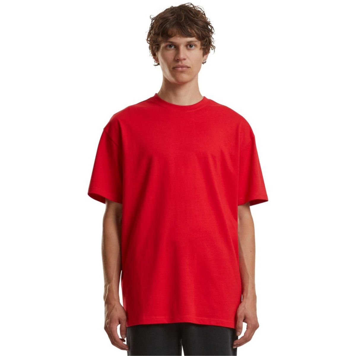 Schweres Oversize-T-Shirt Stadtrot