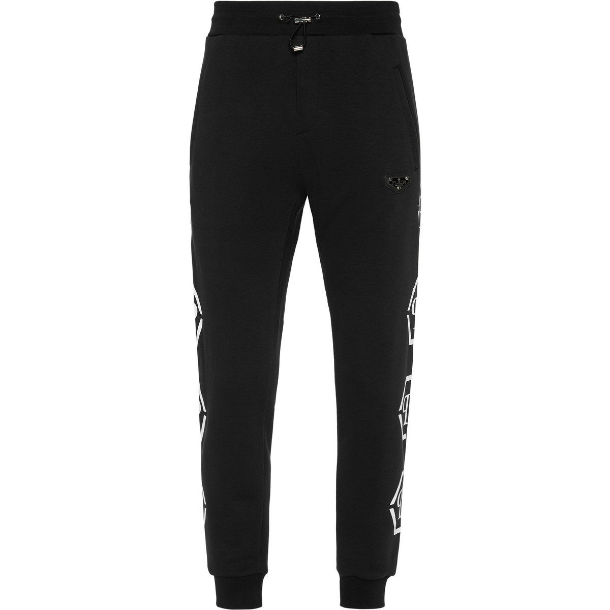 Jogginghose mit Hexagon-Logo-Print