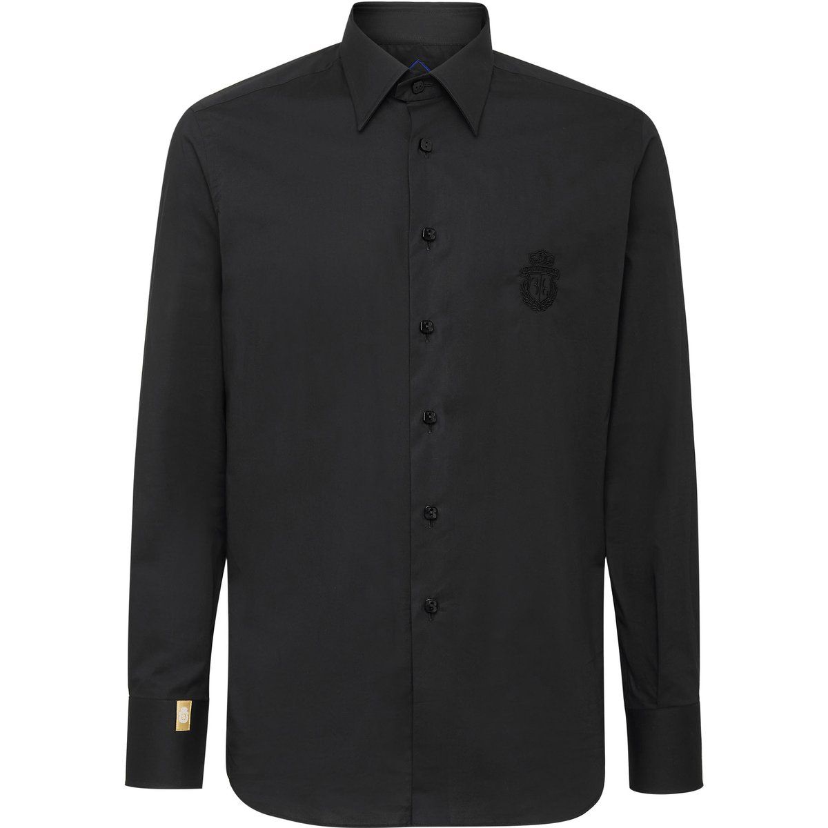Herren Slim-Fit Hemd mit Knöpfen