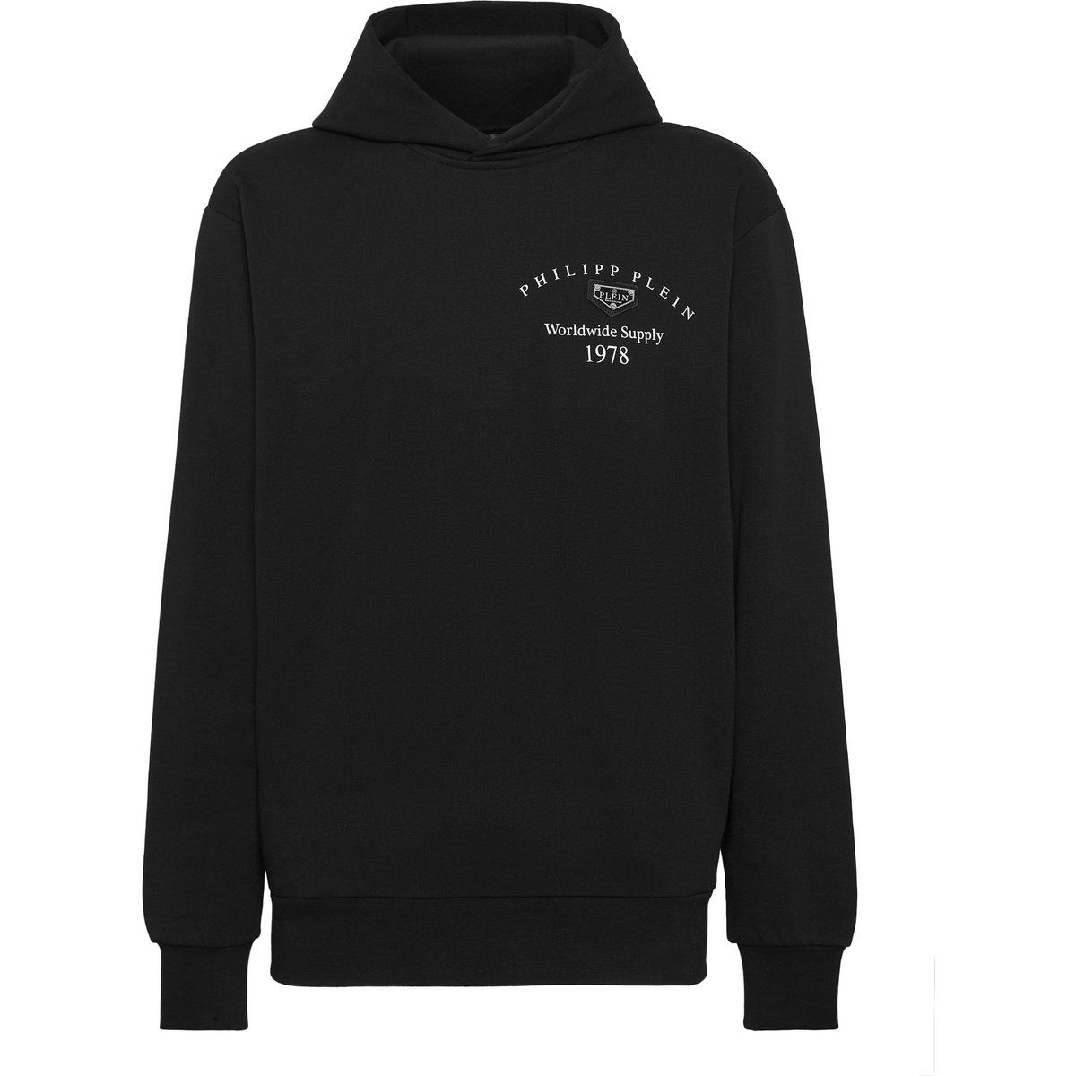 Minimalistischer Hoodie mit Logo-Grafik