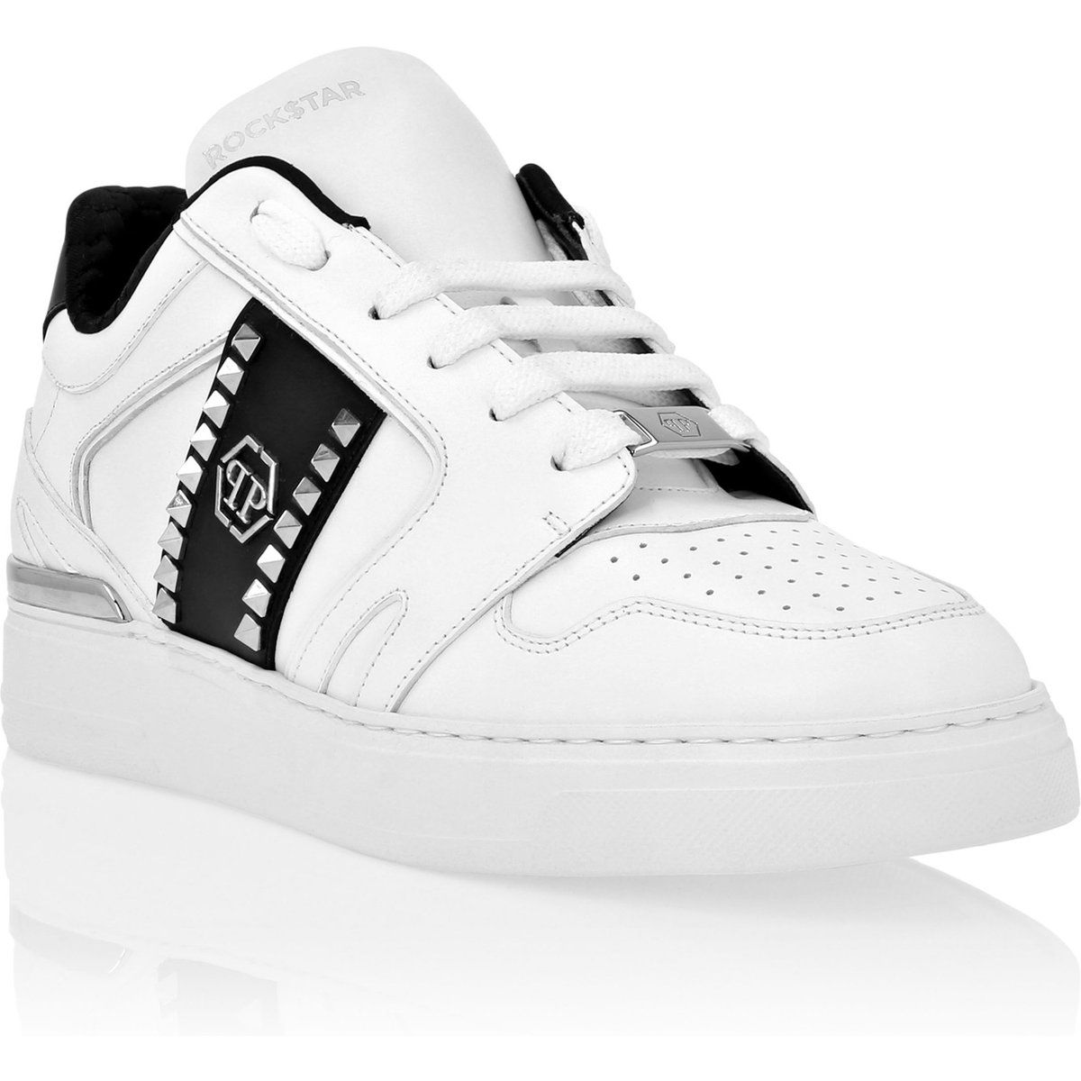 Niedrige Leder Fashion Sneakers