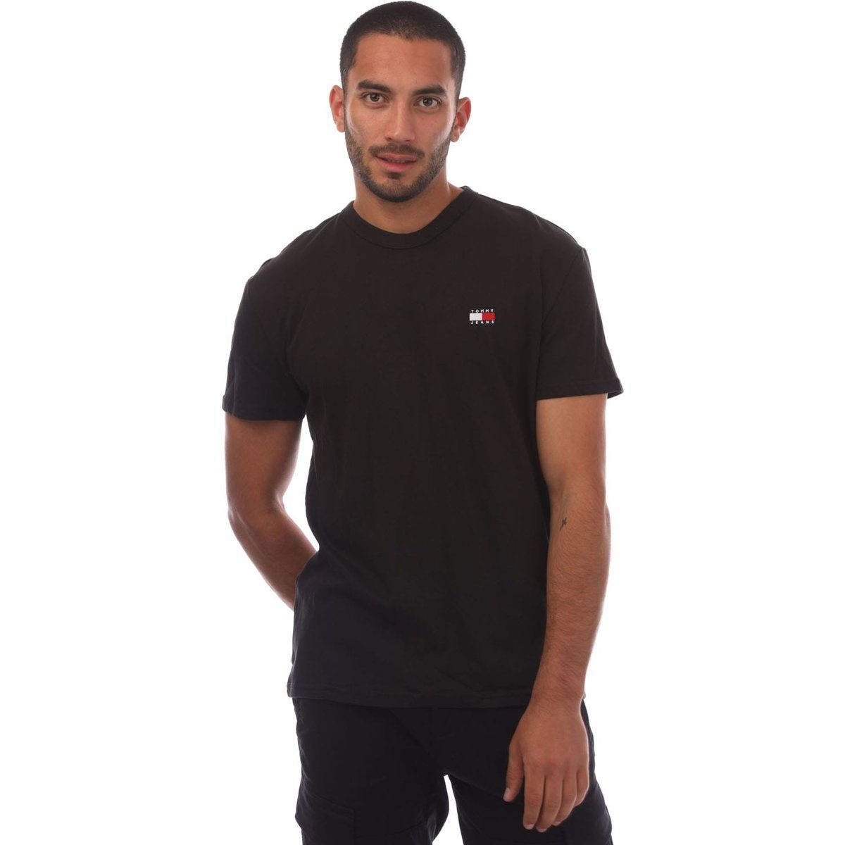 T-Shirt mit Rundhalsausschnitt und tonalem Badge