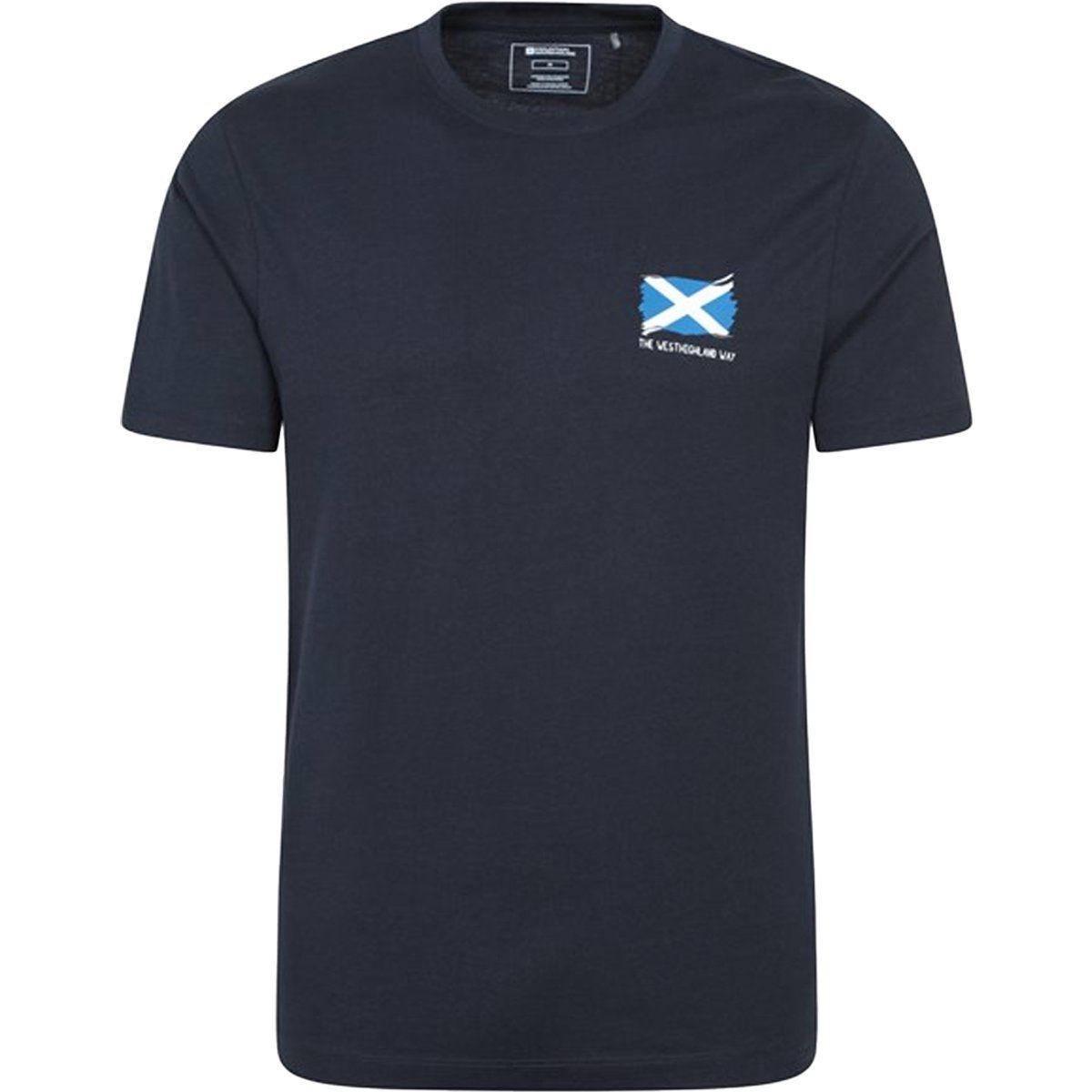 Mountain Warehouse - "West Highlands" T-Shirt für Herren kurzärmlig (Marineblau)
