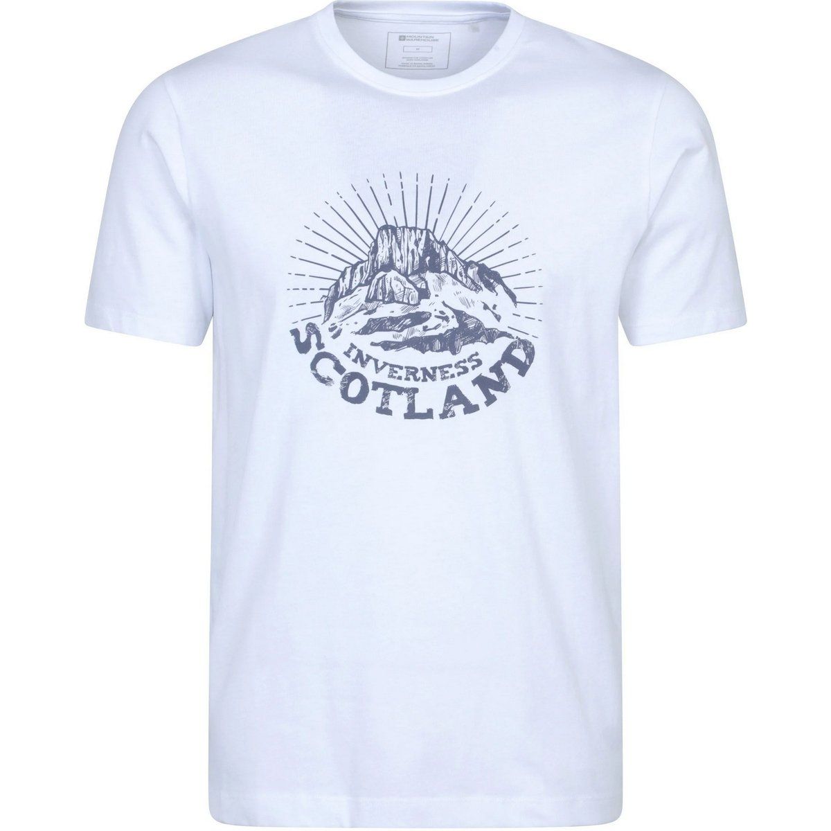 Mountain Warehouse - "Inverness" T-Shirt für Herren kurzärmlig (Weiß)