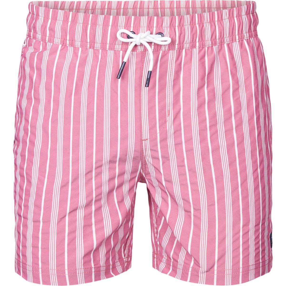 Gestreifte Badeshorts mit Kordelzug